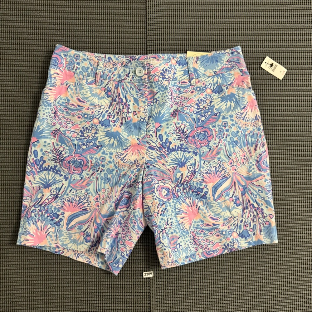 Talbots Weekend Twill Floral Shorts Size 4 NWT